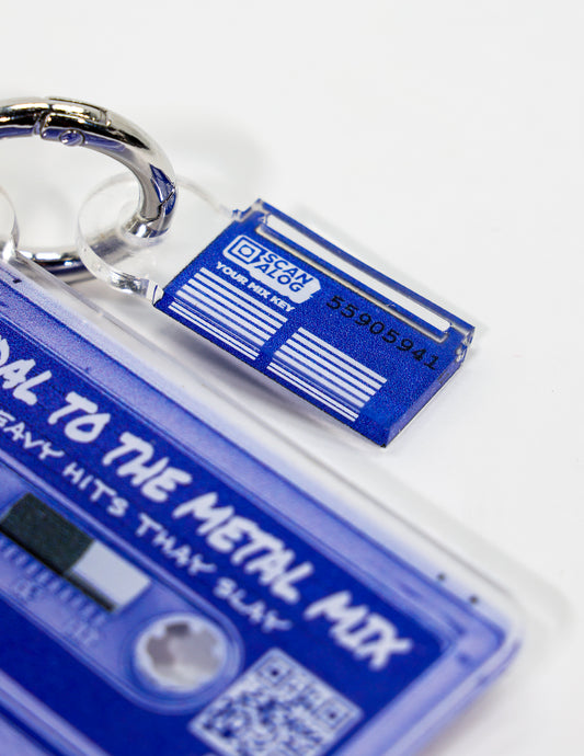 Keychain | Blue "Pedal to the Metal Mix"