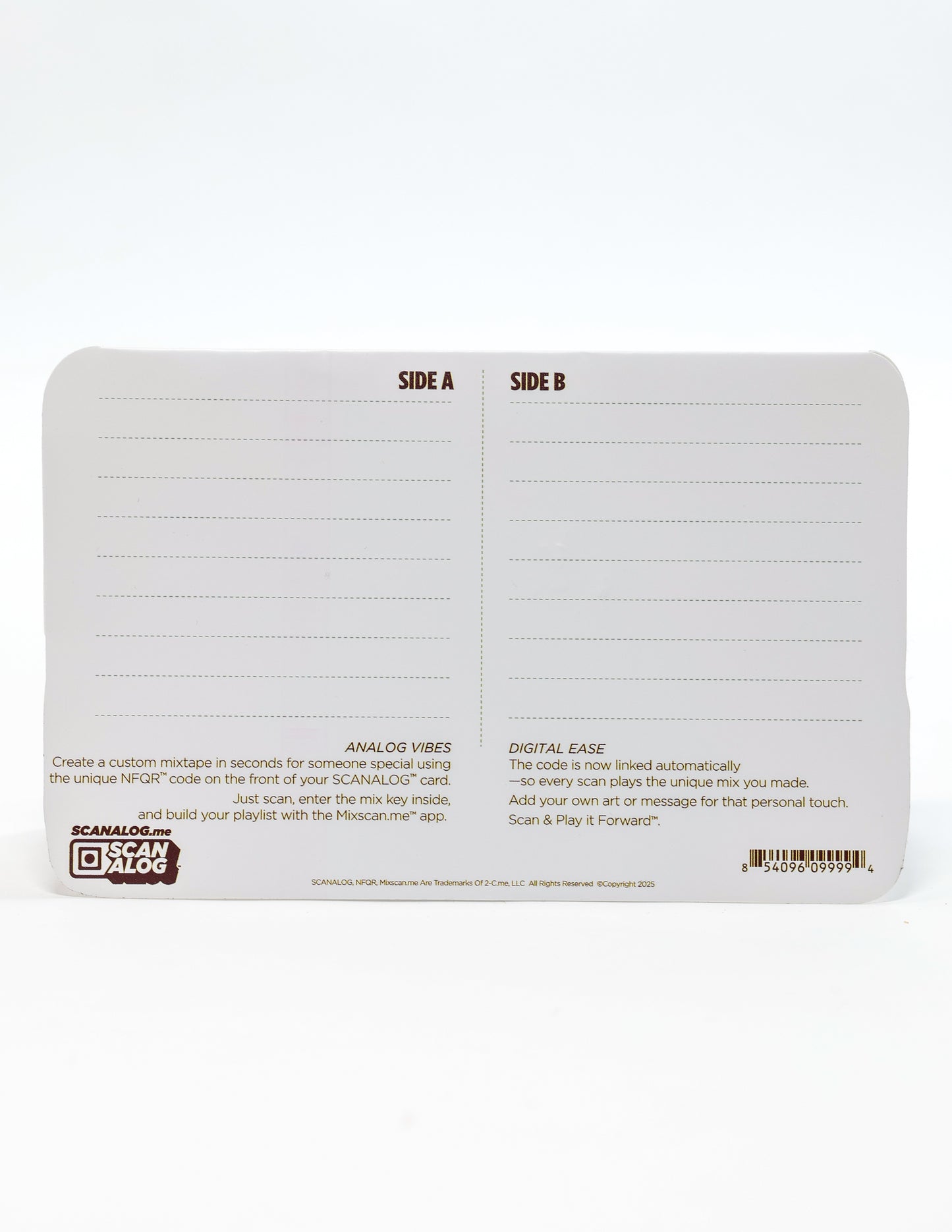 Greeting Card Sticker | Gold "Awesome Birthday Mix Vol.1"