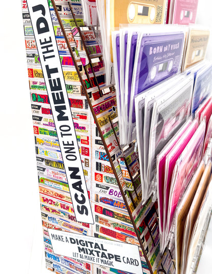 Greeting Card Sticker | Pink "Mixtape Thanks Yous Vol. 1"