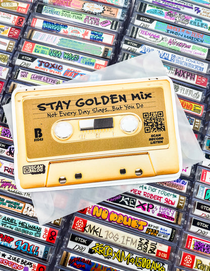 Greeting Card Sticker | Gold "Stay Golden Mix"