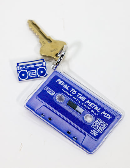Keychain | Blue "Pedal to the Metal Mix"