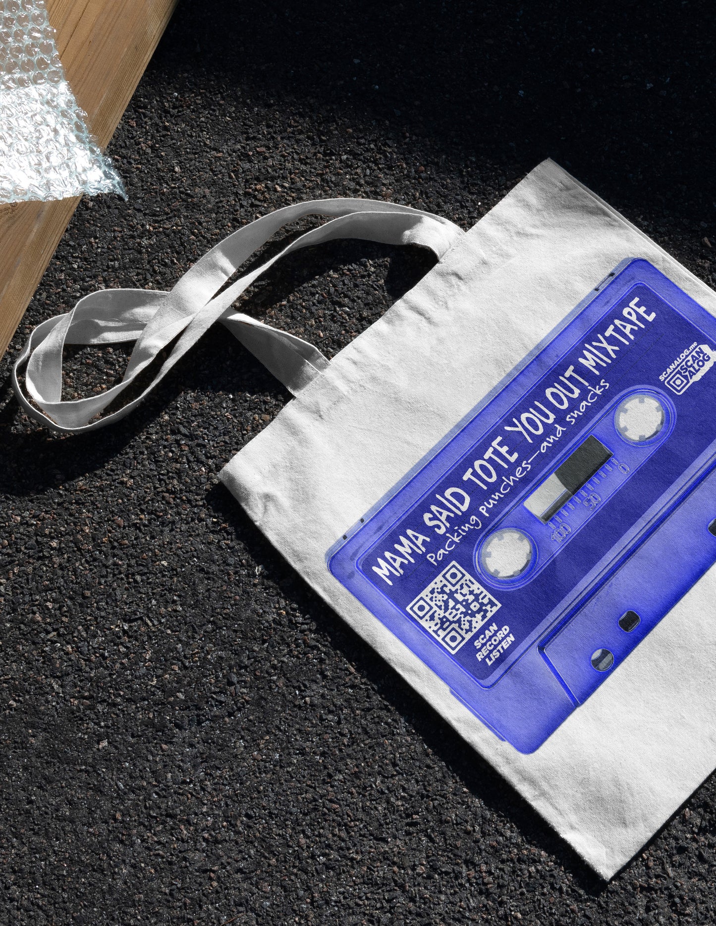 Tote | Blue "Mama Said Tote You Out Mixtape"