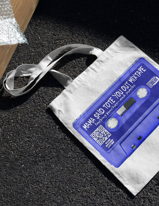 Tote | Blue "Mama Said Tote You Out Mixtape"