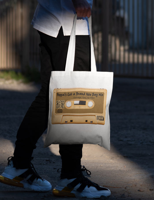 Tote | Gold "Poppas Got A brand New Bag Mix"