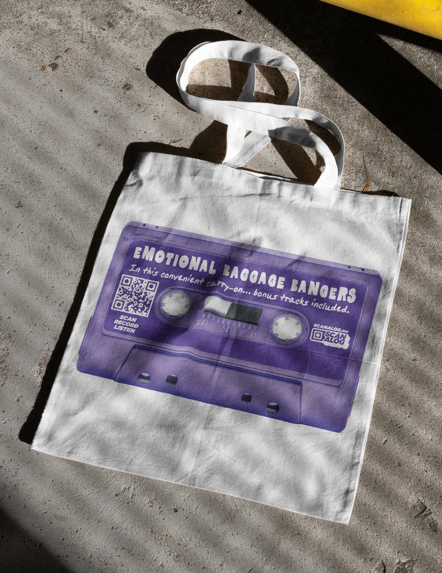 Tote | Purple "Emotional Baggage Bangers"