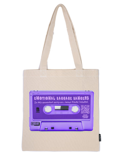 Tote | Purple "Emotional Baggage Bangers"