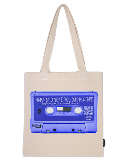 Tote | Blue "Mama Said Tote You Out Mixtape"